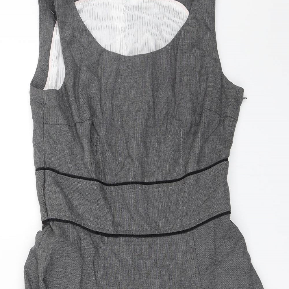 H&M Womens Grey   Tank Dress  Size 8