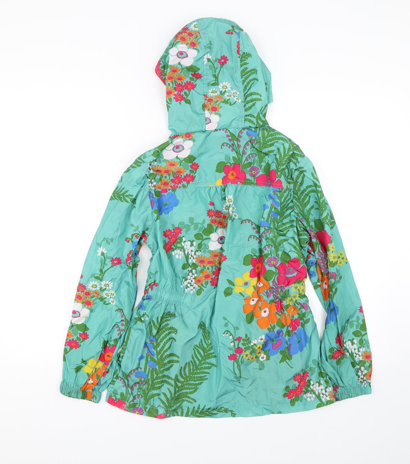 NEXT Girls Multicoloured Floral  Rain Coat Coat Size 11 Years