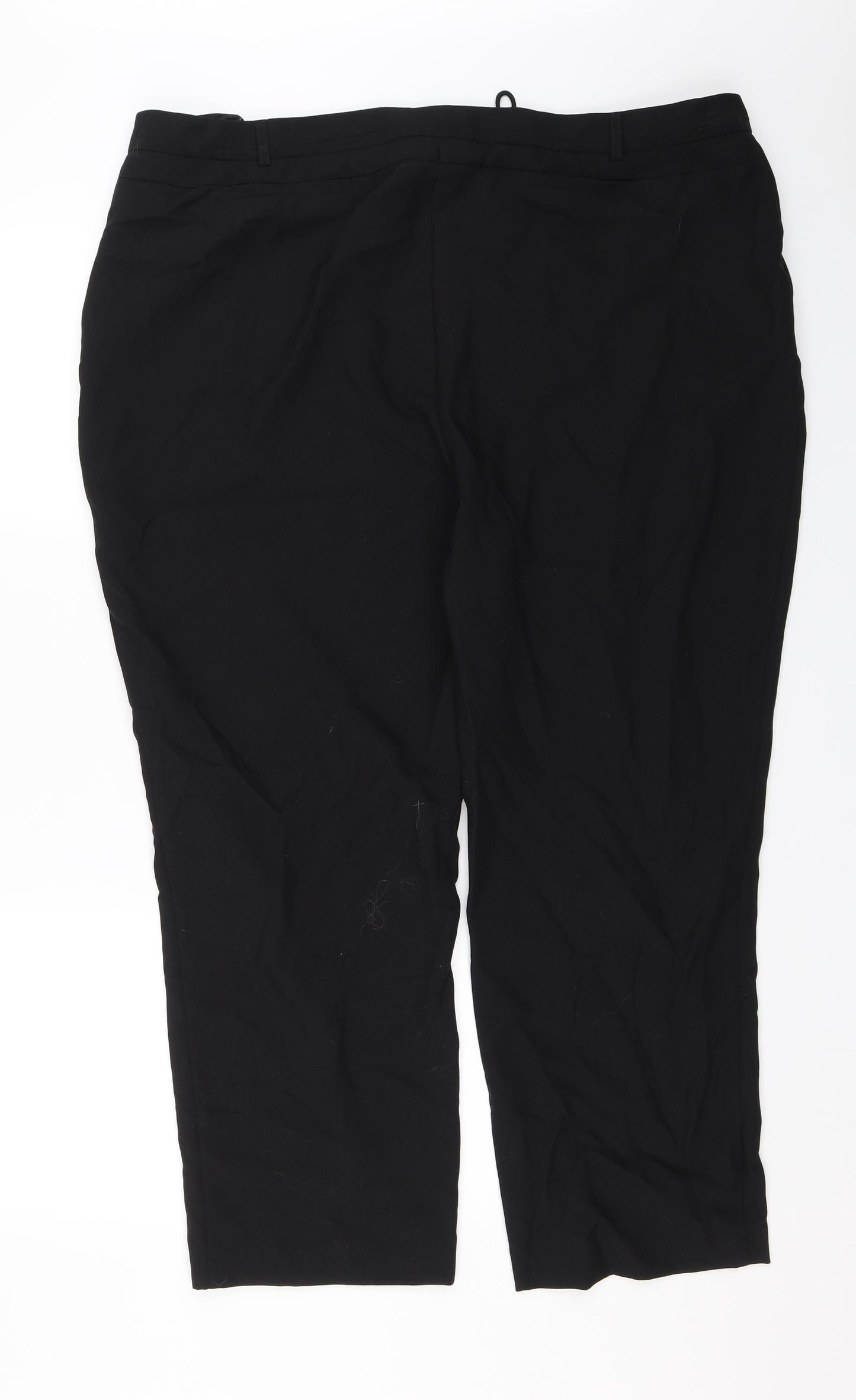 Peacocks Womens Black   Capri Trousers Size 20 in L26 in
