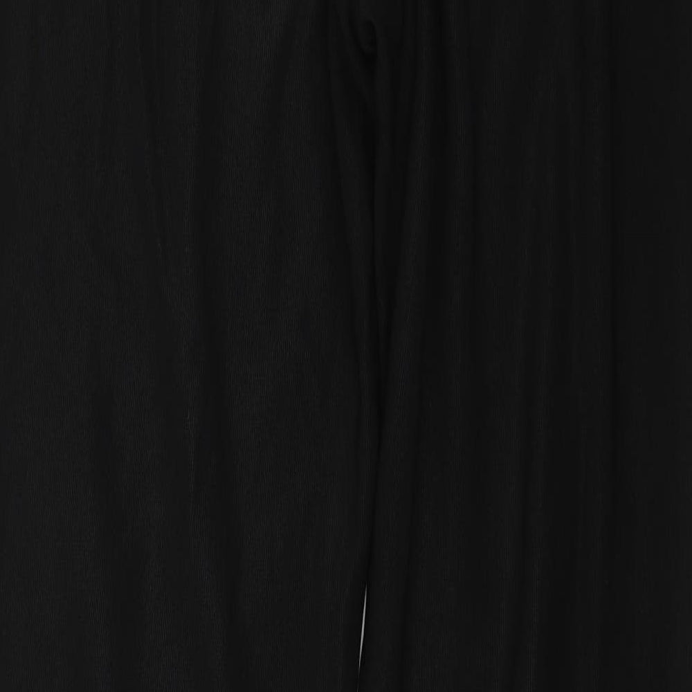 Originals Womens Black Striped  Capri Trousers Size 16 L26.5 in