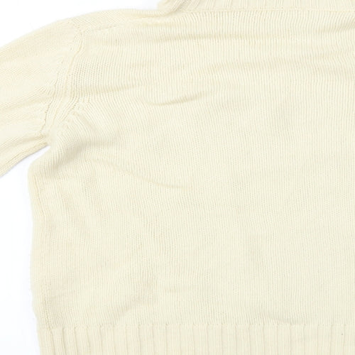 Gentryportofino  Womens Beige   Pullover Jumper Size 14