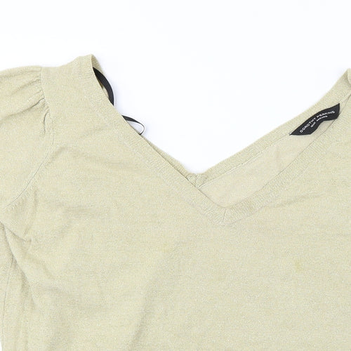 Dorothy Perkins  Womens Beige   Basic T-Shirt Size 16