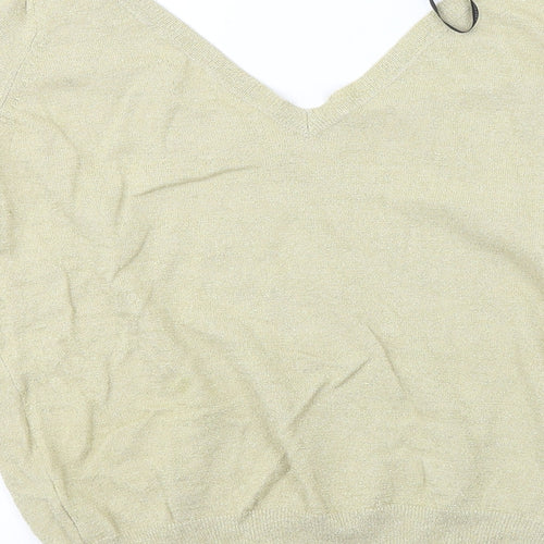 Dorothy Perkins  Womens Beige   Basic T-Shirt Size 16