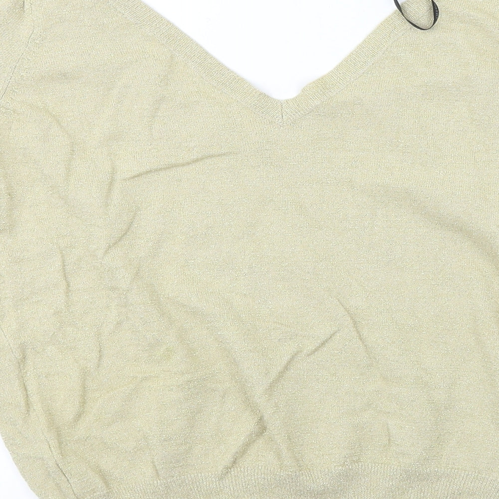 Dorothy Perkins  Womens Beige   Basic T-Shirt Size 16