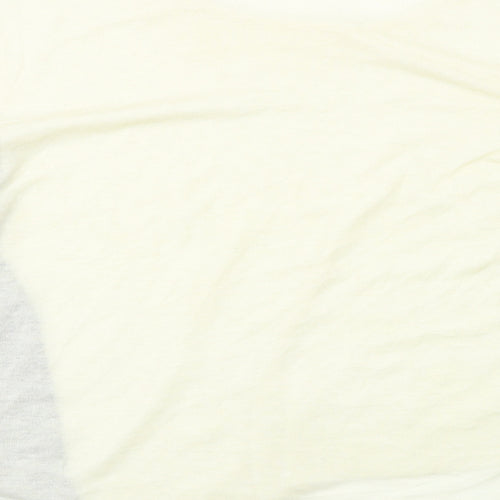 Preworn  Womens Ivory   Basic T-Shirt Size L