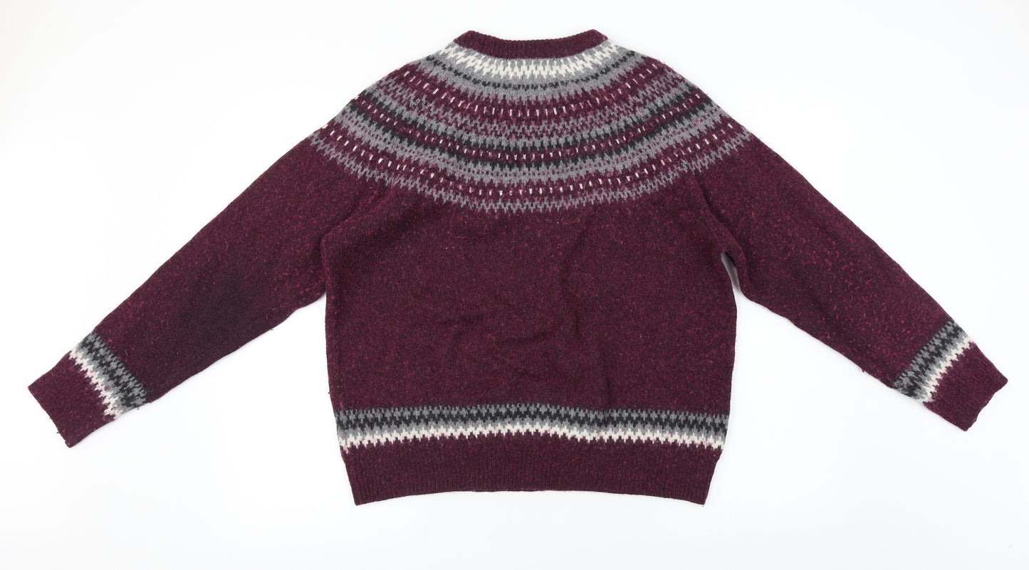 Marks and Spencer  Mens Purple   Pullover Jumper Size L