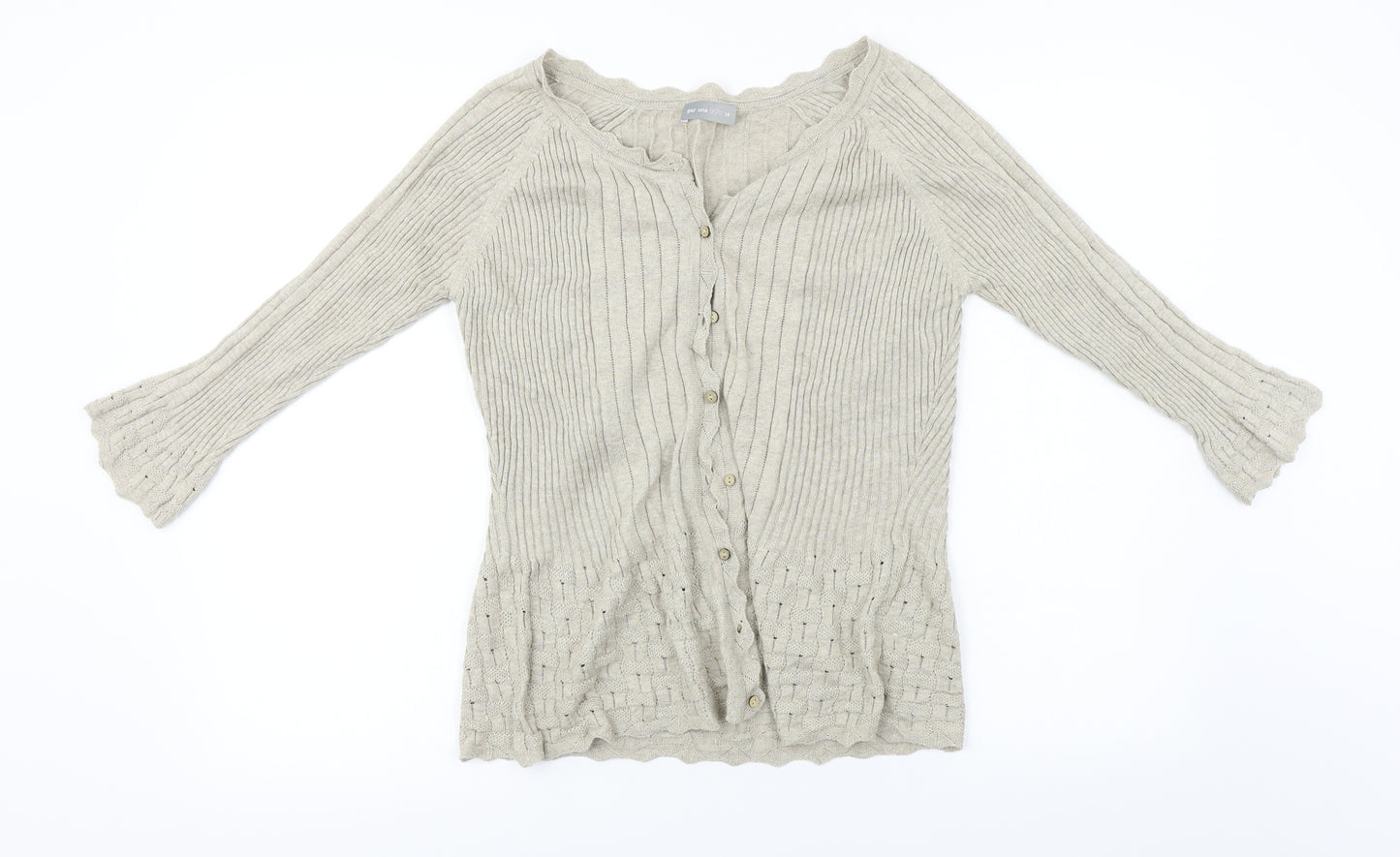 Marks and Spencer  Womens Brown   Cardigan Jumper Size 14