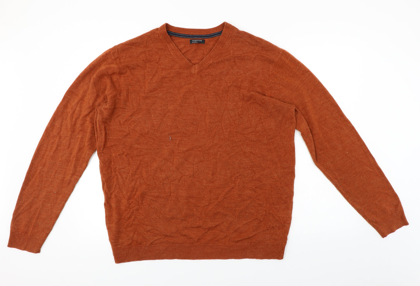 M&Co Mens Brown   Pullover Jumper Size XL