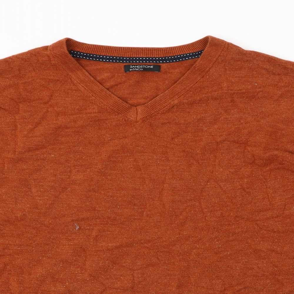 M&Co Mens Brown   Pullover Jumper Size XL