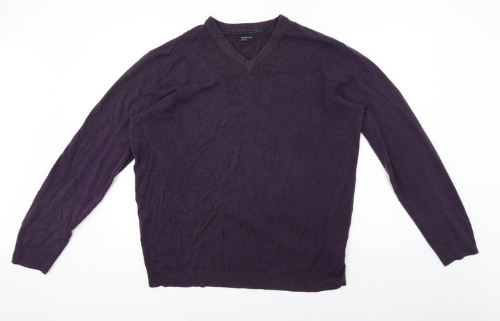 M&Co Womens Purple   Pullover Jumper Size XL