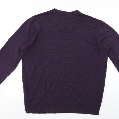 M&Co Womens Purple   Pullover Jumper Size XL