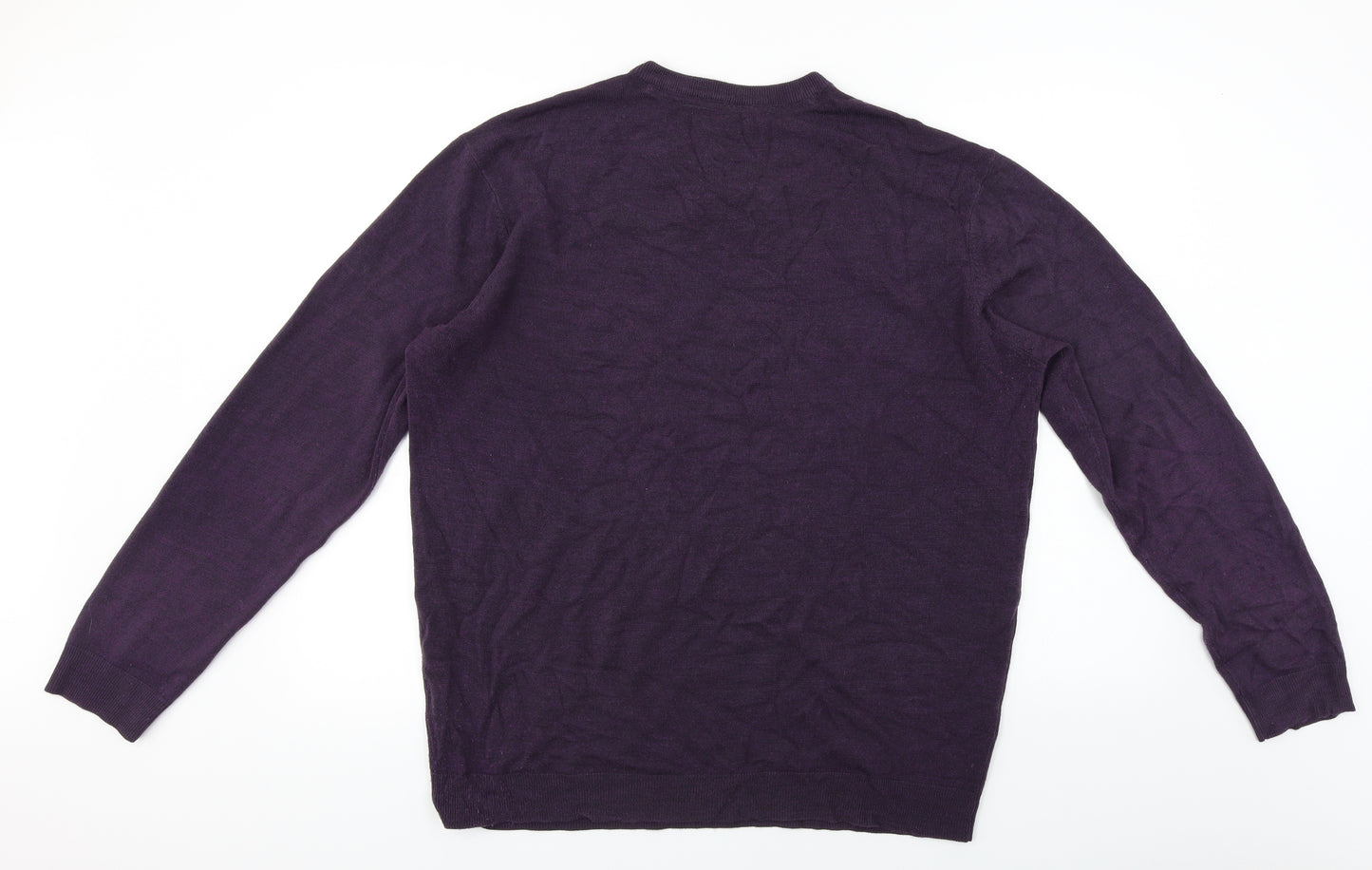 M&Co Womens Purple   Pullover Jumper Size XL