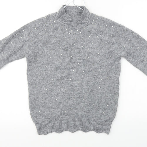 Papaya  Womens Grey   Pullover Jumper Size S