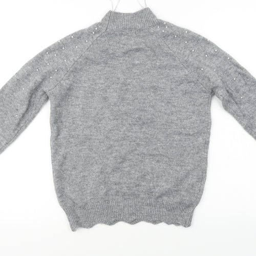 Papaya  Womens Grey   Pullover Jumper Size S