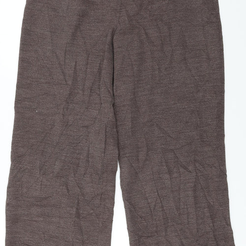 Marks and Spencer  Womens Brown   Trousers  Size 14 L27 in