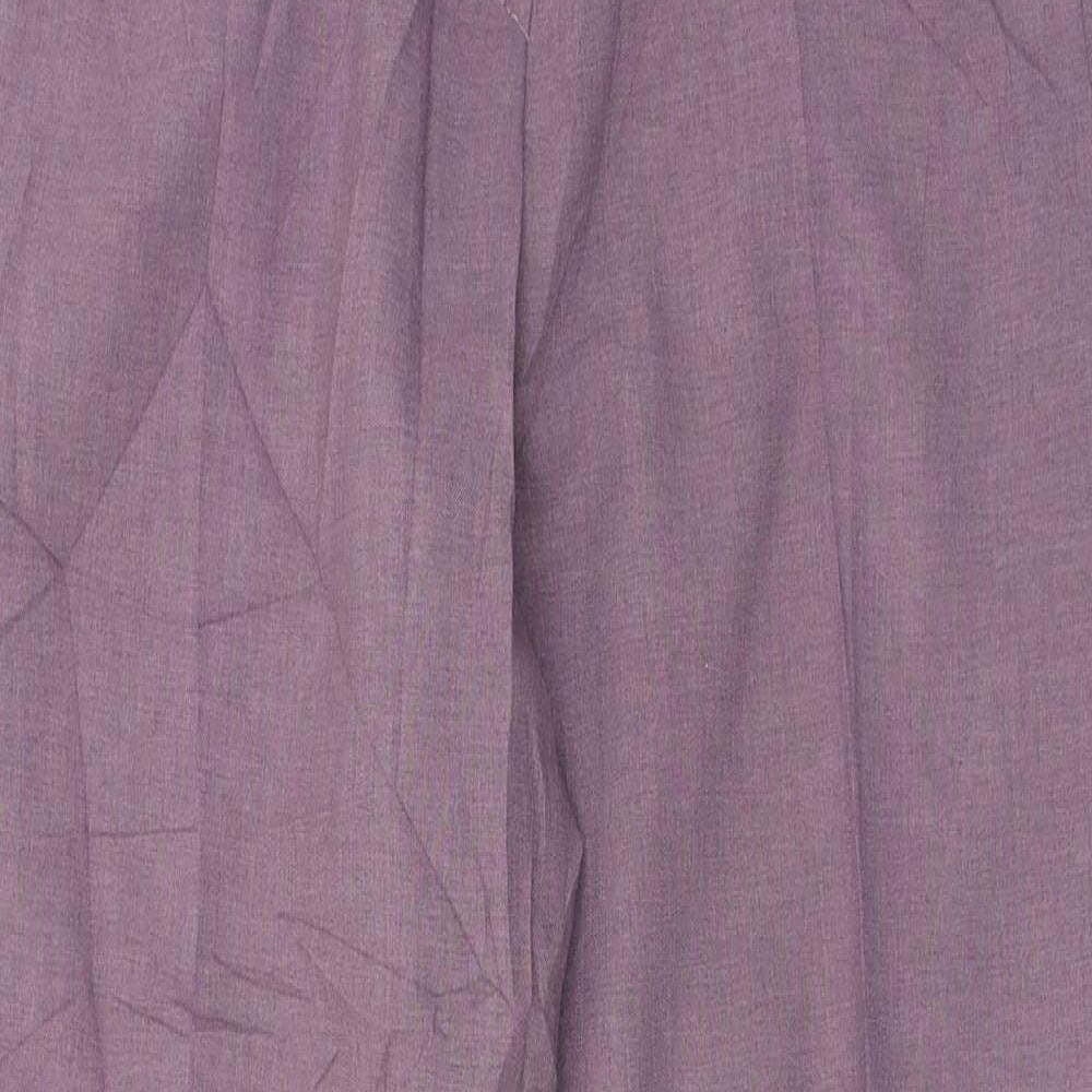 Marks and Spencer  Womens Purple   Trousers  Size 14 L26 in