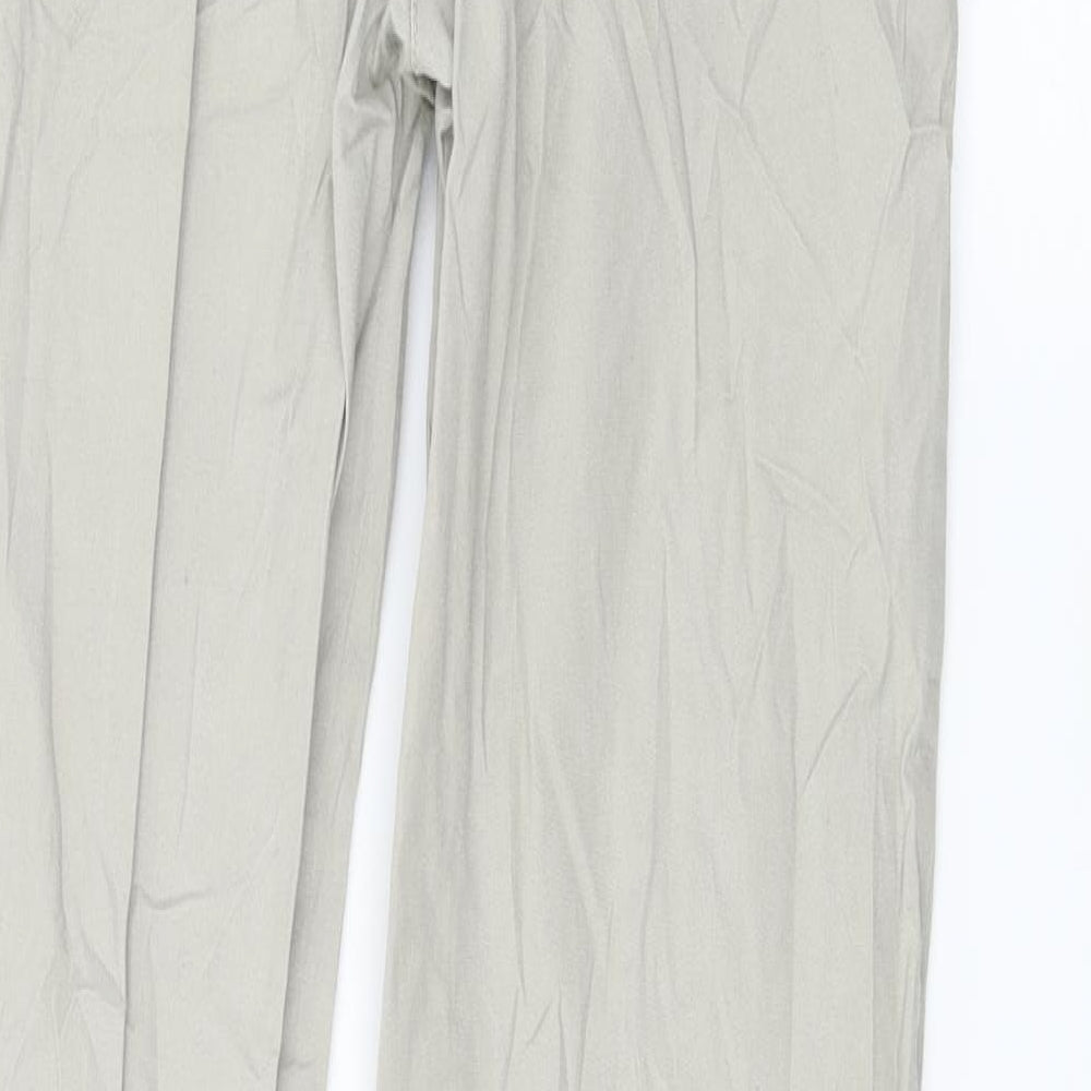 H&M  Womens Beige   Trousers  Size 8 L29 in