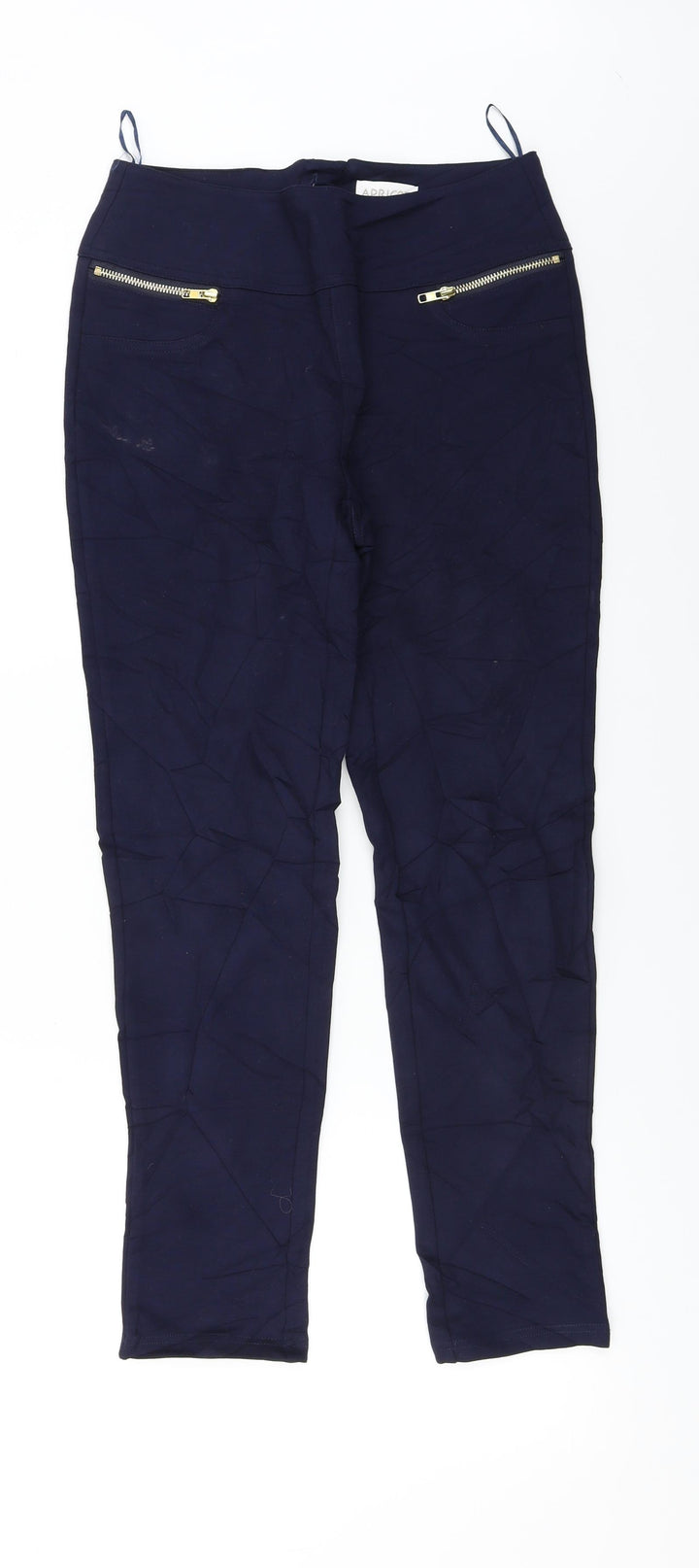 Apricot Womens Blue Trousers Size 10 L25 in