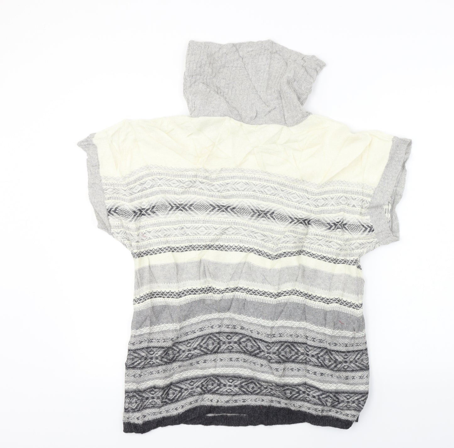 Marks and Spencer  Womens Beige Striped  Pullover Jumper Size 12