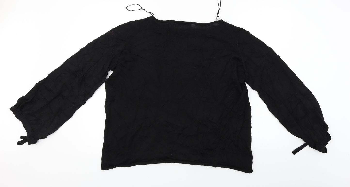 Zara  Womens Black   Pullover Jumper Size S