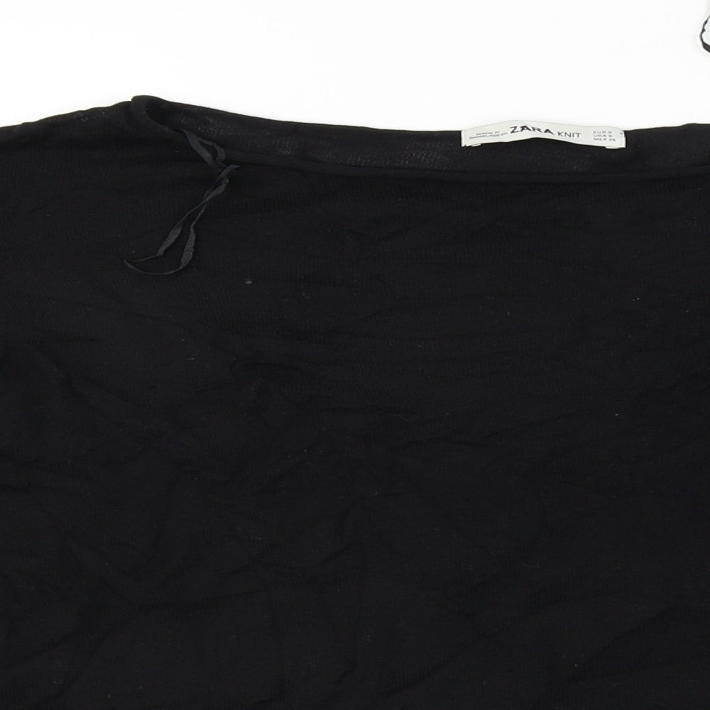 Zara  Womens Black   Pullover Jumper Size S