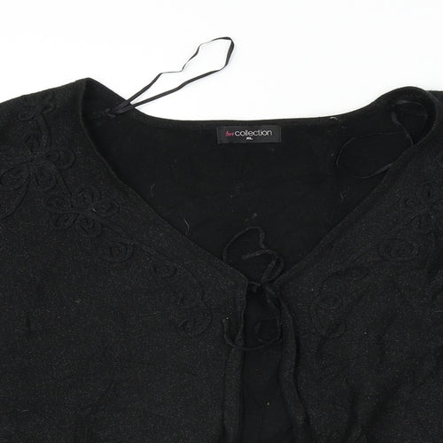 bm collection  Womens Black   Cardigan Jumper Size XL