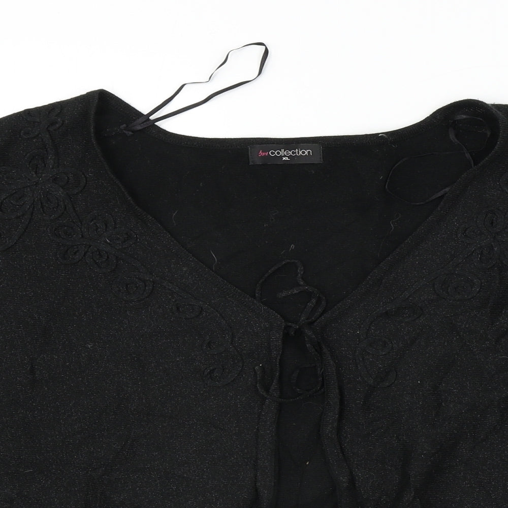 bm collection  Womens Black   Cardigan Jumper Size XL
