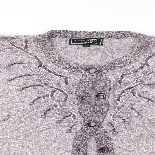 paramour Womens Purple   Cardigan Jumper Size L