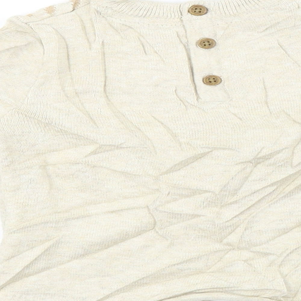 Marks and Spencer   Beige   Pullover Jumper Size 9-12 Months