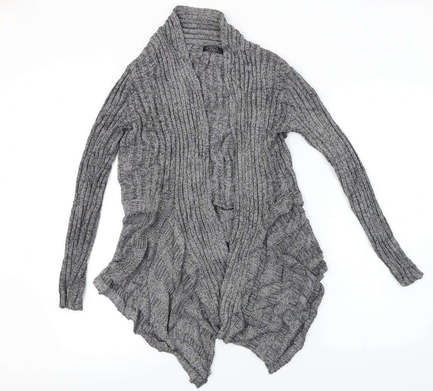 BM  Womens Grey   Cardigan Jumper Size S
