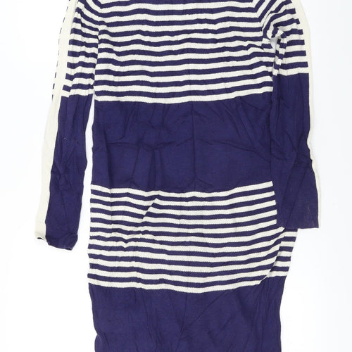 GREAT PLAINS   Womens Blue Striped  A-Line  Size XS