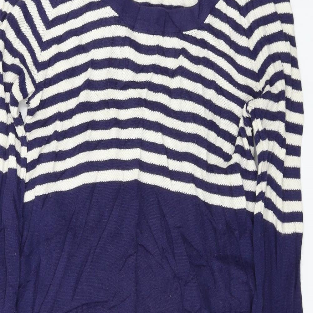 GREAT PLAINS   Womens Blue Striped  A-Line  Size XS