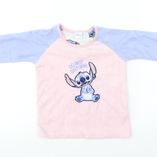 Primark  Girls Blue   Basic T-Shirt Size 3-4 Years  - DISNEY