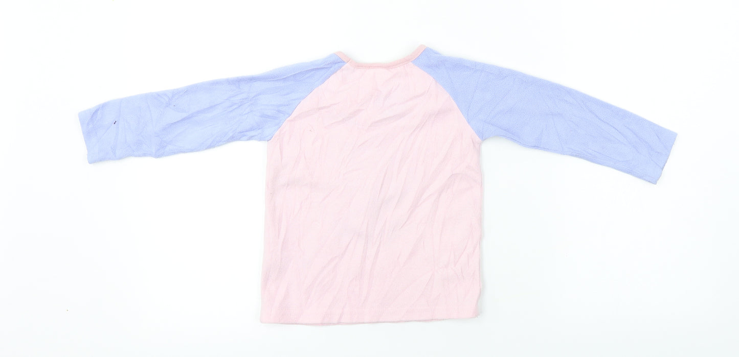 Primark  Girls Blue   Basic T-Shirt Size 3-4 Years  - DISNEY