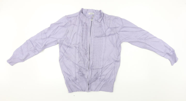 Damart Womens Purple Jacket Coat Size 10
