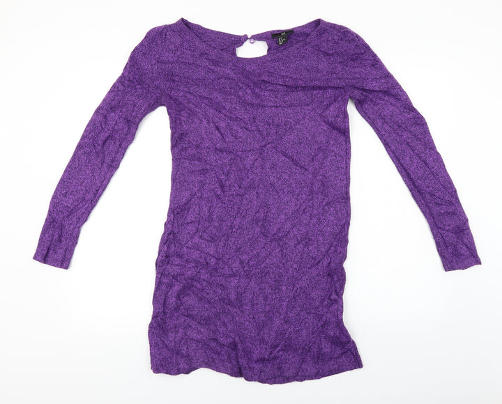 H&M  Womens Purple   A-Line  Size M