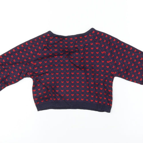 YD Girls Blue   Pullover Jumper Size 7-8 Years