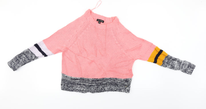 QED London  Womens Pink   Pullover Jumper Size M