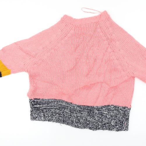 QED London  Womens Pink   Pullover Jumper Size M