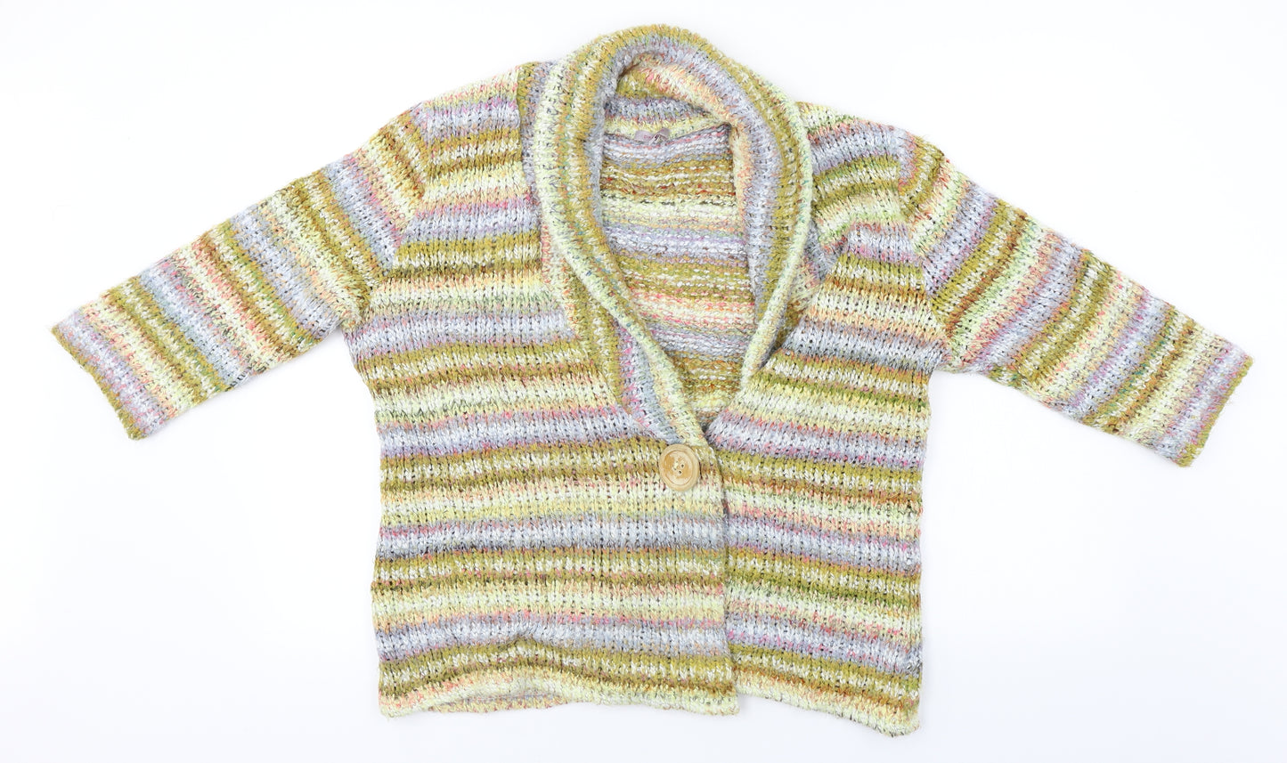 Per Una  Womens Yellow   Cardigan Jumper Size XL