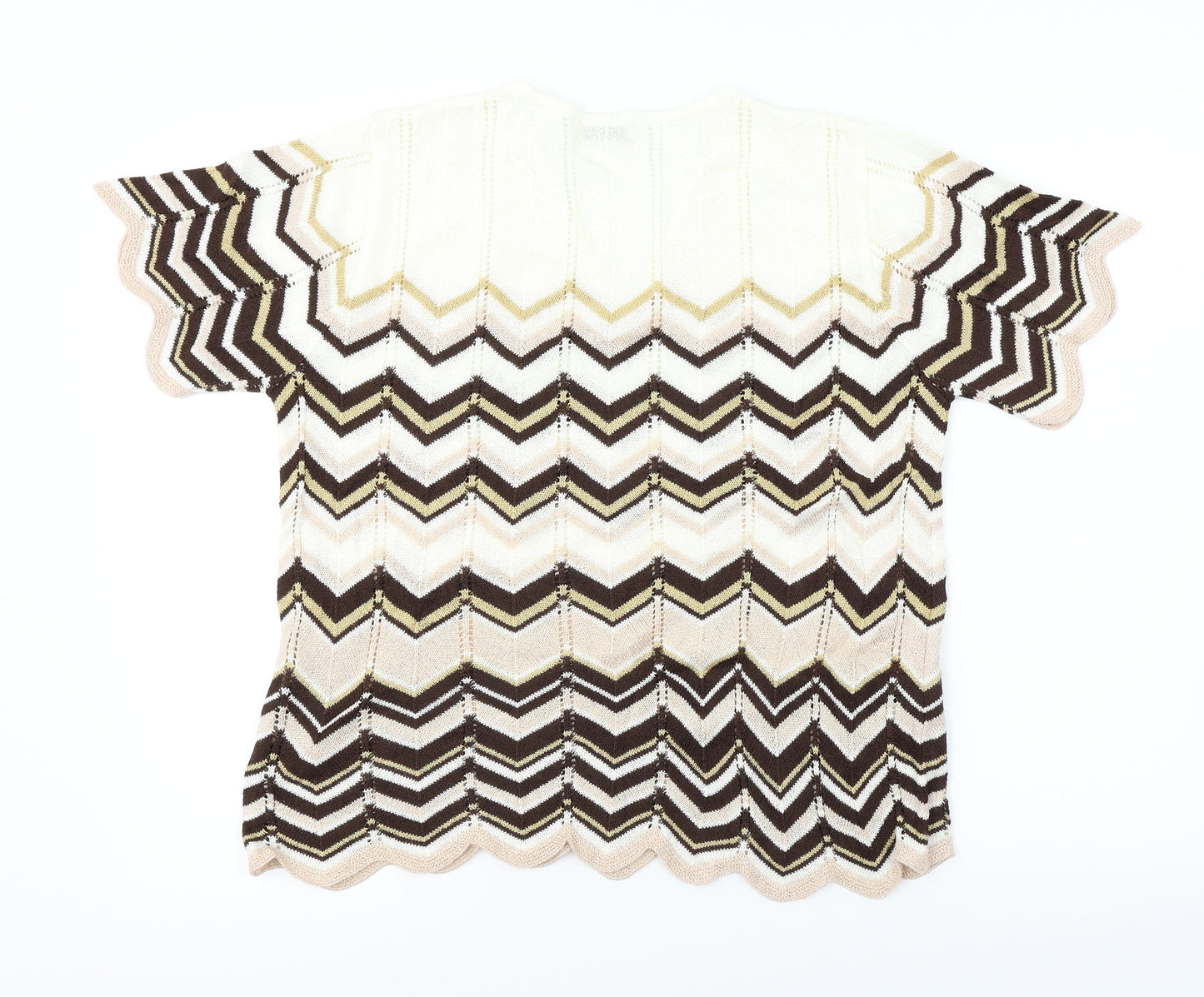 Berkertex  Womens Beige   Basic T-Shirt Size 18