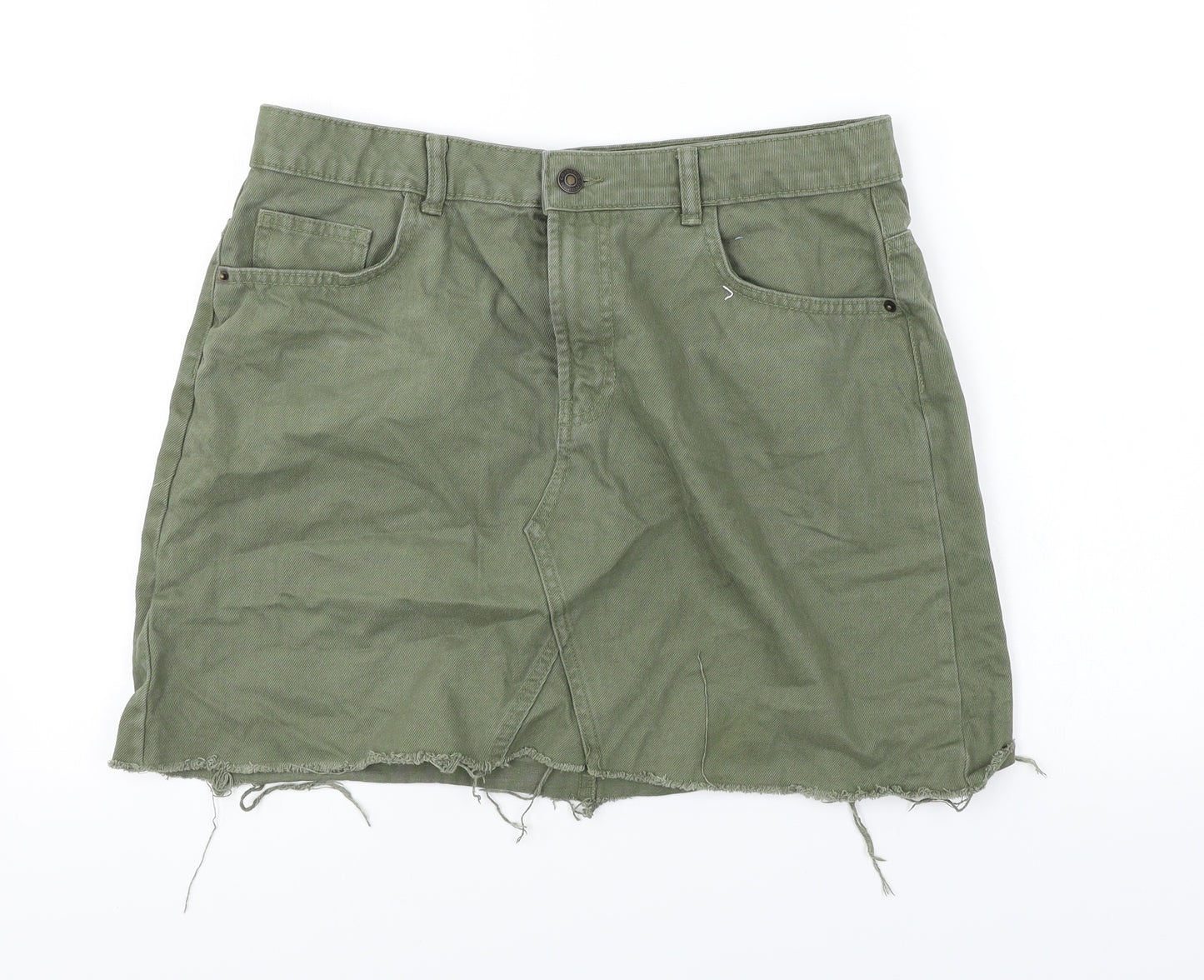 denim co Womens Green   A-Line Skirt Size 14