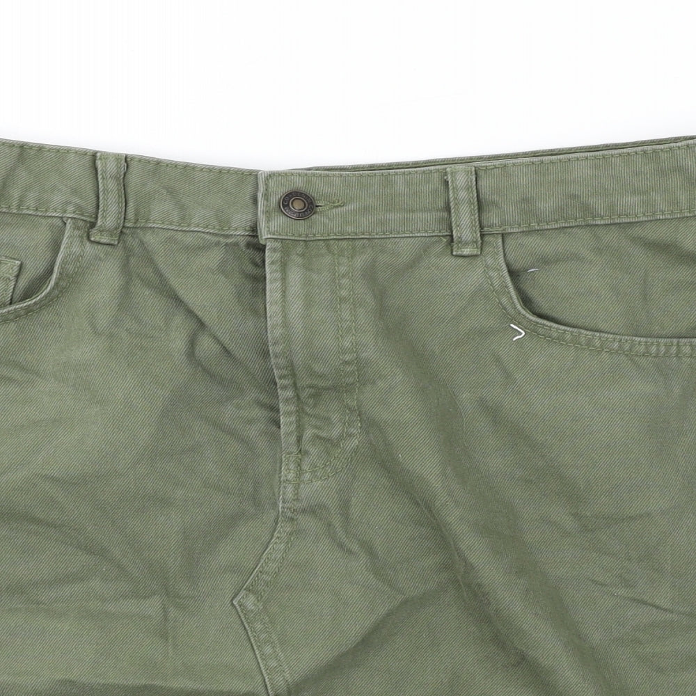 denim co Womens Green   A-Line Skirt Size 14