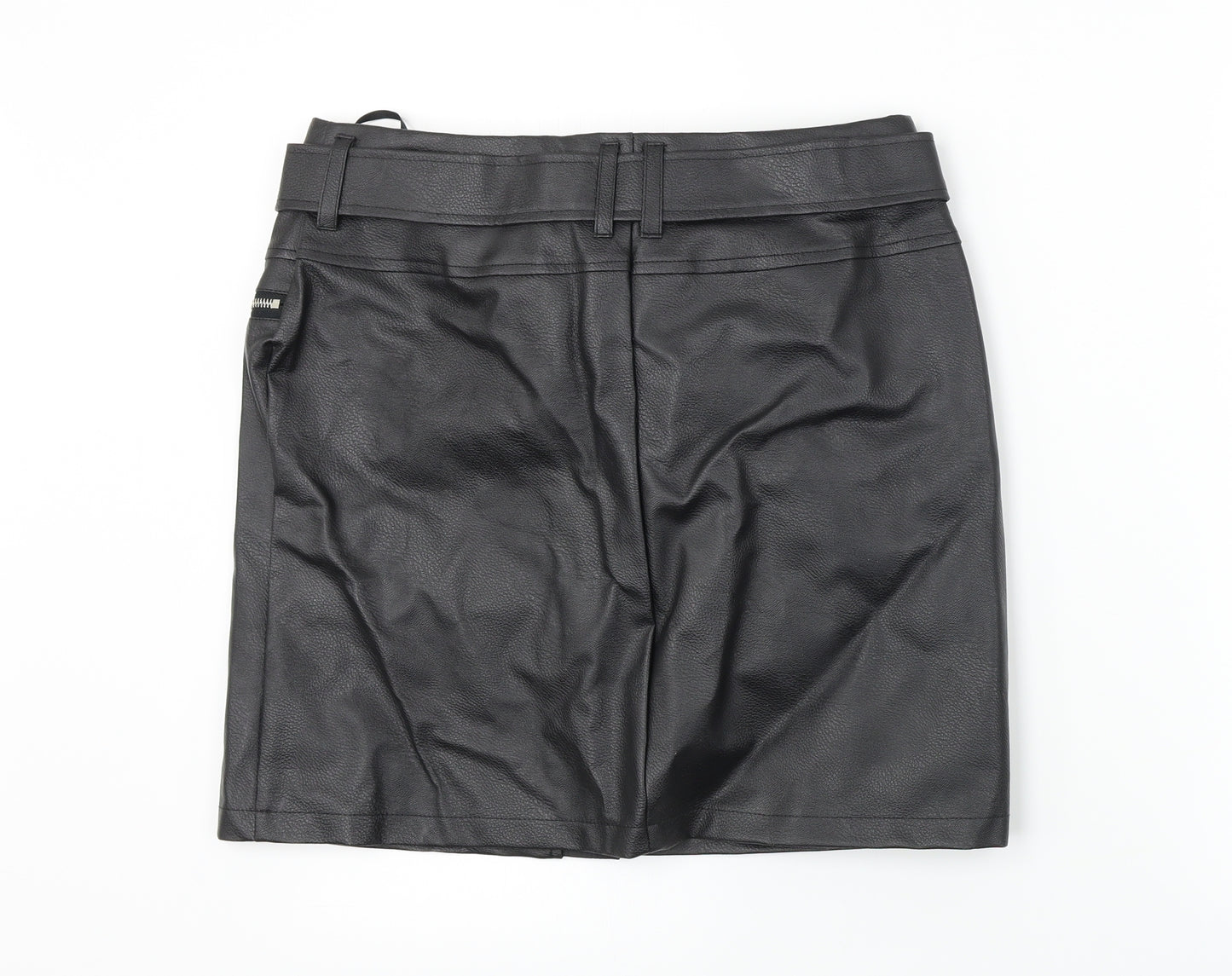 Missguided  Womens Black   A-Line Skirt Size 14