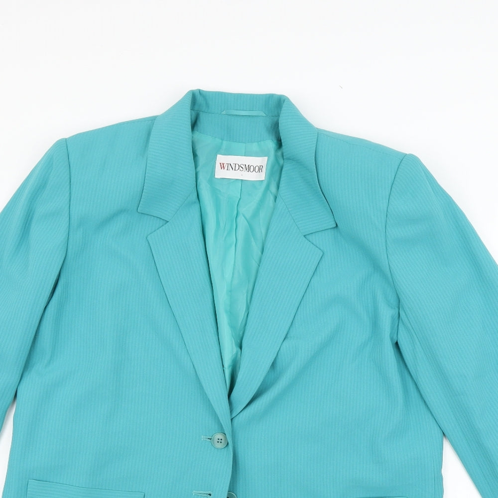 Windsmoor Womens Green   Jacket Blazer Size 10