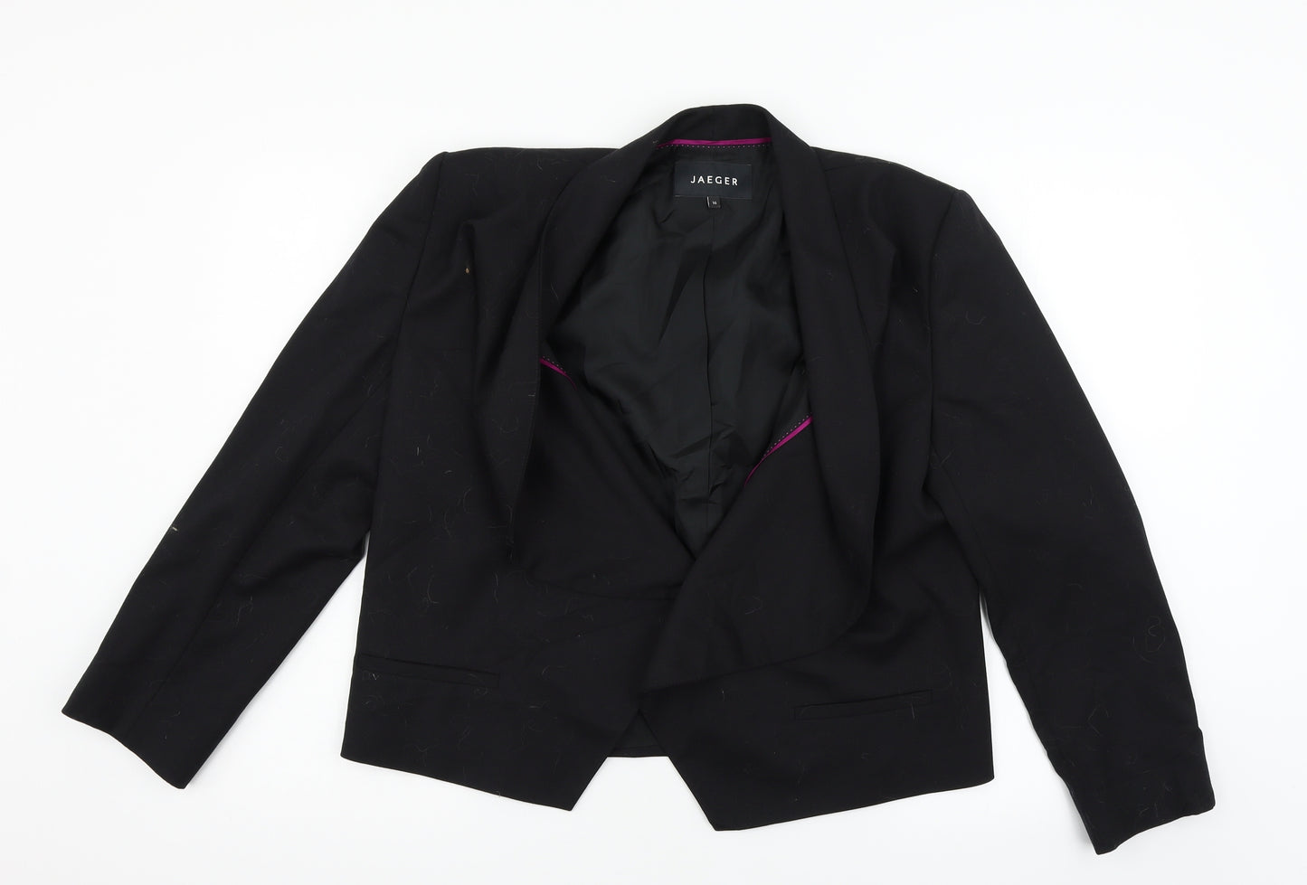 Jaegar Womens Black   Jacket Blazer Size 16
