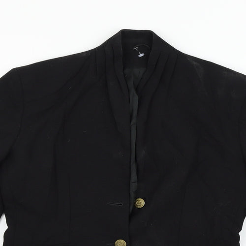 BHS Womens Black   Jacket Blazer Size 10