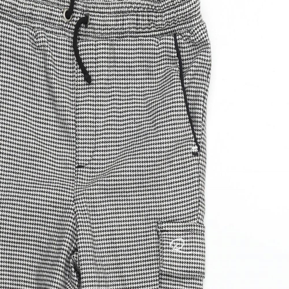 River Island Girls White Geometric  Jegging Trousers Size 3-4 Years