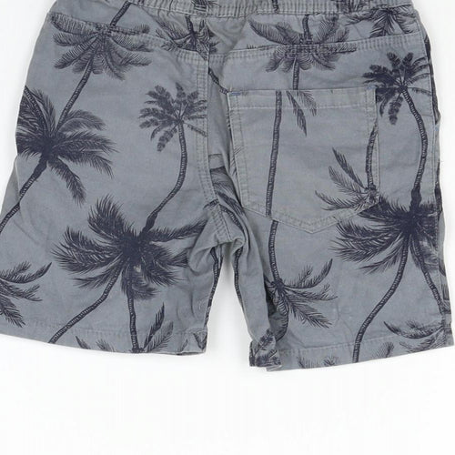deniem co Girls Grey Geometric  Cargo Shorts Size 3-4 Years