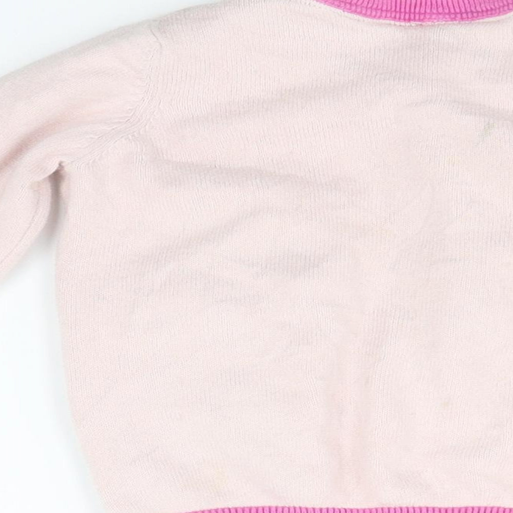 Marks and Spencer Girls Pink   Cardigan Jumper Size 2-3 Years